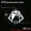 Joias de Luxo Base de Cristal de Jade Suporte Acrílico Transparente Bola Redonda Ornamento de Vidro Bola Pequena Suporte Redondo Suporte de Exibição