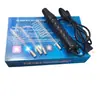 Palo electroterapia doméstico portátil de 4 piezas instrumento de belleza luz roja instrumento electroterapia alta frecuencia instrumento belleza alta frecuencia