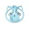 Dispensador de Agua para Gatos con Ventosa Fuente de Agua para Mascotas Portátil No Eléctrico Dispositivo para Beber Antivuelco Comedero con Tazón de Agua