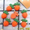 Novos frutas e vegetais resina patch melancia lichia banana ovo escalfado acessórios cocar produtos semi-acabados