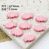 Lindo Pez Ondulado de Aleación Versátil Cuentas de Aleación Material para Pulsera Collar DIY Material de Cuentas Sueltas Material de Accesorios para Joyería