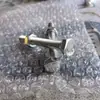 Grampo Duplo Semicírculo Tipo C Galvanizado Face Dupla Barra Plana Poste de Sinalização Poste de Banner Cartão Duplo Poste de Poste de Rua Tubo de Combate a Incêndio Grampo de Fixação