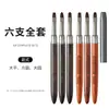 Atacado do Fabricante Caneta Liner para Nail Art de Sândalo Caneta de Ponta Redonda Ultra Fina Caneta de Ponta Plana Conjunto de Canetas para Nail Art Estilo Japonês Caneta para Nail Art