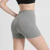 Pantalones Cortos de Yoga de Tres Secciones para la Cintura Transfronterizos, Pantalones Deportivos de Fitness para Mujer con Elevación de Glúteos de Tres Puntos, Cintura Alta Antiexposición para Mujer, Verano