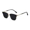 Gafas de Sol Elegantes Semi-Rimless para Hombre en Stock Transfronterizo, Gafas de Sol de Moda con Protección UV, Gafas de Sol Artísticas Únicas al por Mayor E