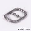 Hebilla japonesa de 12 mm de diámetro interior, cuadrada, ovalada, chapada en plata antigua, hebilla de cuero chapada en oro, hebilla de zapato de fábrica, bricolaje