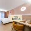 Mobiliario de Hotel Naranja Habitación Estándar Juego Completo Sillas Específicas de Hotel Camas King Size de Hotel Mesas y Sillas de Hotel Venta al por Mayor Directamente del Fabricante