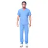 Trajes Quirúrgicos Unisex Transfronterizos para Personal Médico, Uniformes Quirúrgicos Multicolor con Mangas Largas y Cortas para Hospitales Dentales, Orales y Veterinarios