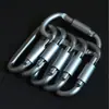 Mayorista Fabricante Mosquetón Tipo 8Cm de Alta Calidad Engrosado con Bloqueo Gancho Rápido Hebilla de Tuerca Hebilla Colgante Mochila de Aleación de Aluminio