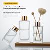 Vidro transparente retangular Aroma Garrafa diy Rattan Flor Seca Aroma Garrafa Seda Aromaterapia Garrafa de aroma volátil