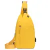 Bolso de pecho para hombre transfronterizo, bolso de hombro ligero, gran capacidad, impermeable y resistente al desgaste, adecuado para viajes cortos, bolso cruzado portátil