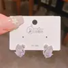 2025 Exquisito Nuevo Diseño Cisne Circonita Exquisitos Pendientes Pequeños Estilo Coreano Pendientes Versátiles de Alta Calidad Joyería