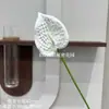 Flores Artificiales Mini Anturio Rojo Mini Anturio Blanco Cubo de la Suerte Cubo de Abrazos Materiales Florales Decoración de Ventana de Hotel Flores Falsas Anturio Verde