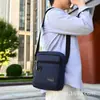 Bolsa de ombro masculina de nylon para atacado, para esportes ao ar livre, negócios e uso casual, leve, à prova d'água, estilosa e simples