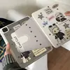 Funda de tableta moderna y genial para iPad de 10ª/11ª generación, con soporte giratorio y ranura para lápiz, adecuada para iPad Air 8 y mini 7