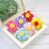 Parches de Tela para Ropa de Flores Esponjosas Pegatinas de Tela diy Accesorios para el Cabello Pegatinas de Tela de Flores Hechas a Mano Accesorios Pegatinas de Tela Mayoreo