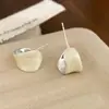 Moda de Verano Versátil Fresco Stud Earrings de Goteo de Aceite Personalidad de Nicho de Gama Alta Dulce Lindo Sentido del Diseño Pendientes para Mujer