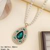 Cadena de Suéter Versátil Collar de Perlas para Mujer, Versátil y Elegante, Adecuado para Primavera, Otoño e Invierno, Simple y Sofisticado, Sensación de Alta Gama, Venta Directa de Fábrica