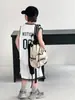 Traje Deportivo de Malla Chaleco de Moda Verano Nuevo Pantalones de Cinco Puntos Sueltos Traje Casual Guapo para Niño Uniforme de Baloncesto
