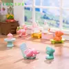 Casa de muñecas en miniatura, muebles de conejo pequeños, modelo eléctrico, accesorios DIY, decoración del hogar en miniatura, adornos en miniatura