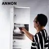 Caja de Cartón para Toallitas de Mano Tres en Uno de Acero Inoxidable con Secador de Manos, Papelera, Portapapeles, Caja de Papel Empotrada en la Pared, Máquina Todo en Uno