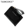 Cartera corta transfronteriza para mujer Yue Qian Kai moda ins color de contraste 20% de descuento pulsera de mano billetera multi-tarjeta al por mayor