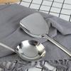 Juego de cuchara espátula de acero inoxidable 201 utensilios de cocina menaje de cocina para el hogar traje resistente a altas temperaturas suministros para hotel juego completo
