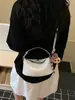 Bolso de Mano Chic Cotidiano Estilo Coreano, Bolso de Hombro Cruzado Fresco y Dulce de Nicho Tendencia, Bolso de Albóndiga Moderno y Único