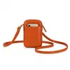 Bolso para Teléfono Móvil de Mujer de PU con Patrón de Lichi, Bolso Cruzado de Hombro Único Transfronterizo, Versátil para el Viaje Diario, Bolso de Mano a la Moda, Bolso Modelo Nuevo
