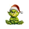 Novo Produto Transfronteiriço Desenho Animado Pingente de Carro do Grinch Infantil Pingente de Árvore de Natal Decoração para Casa
