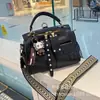 Bolsa Transversal de Ombro Casual Mochila Nova Estilo Verão Couro de Ovelha Preto Original Feita à Mão College Retrô Simples Transfronteiriça