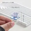 Zibo esmalte de color anillo giratorio mariposa de nicho Boshan vidrio de cristal joyería hecha a mano regalo red social al por mayor