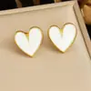 Pendientes de Goteo de Aceite Retro de Lujo Nicho Estación Independiente Más Vendidos Pendientes de Acero Inoxidable Chapado en Oro Europeo y Americano Sensación Simple de Alta Gama