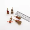 Escobas de Paja Natural Atadas a Mano Transfronterizas, Decoraciones Artesanales, Mini Escobas de Paja para Manualidades 4-18cm