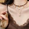 Maillard Sun Bohemian Colar Feminino High-end Luz Luxo Vintage Clavícula Corrente Doce Legal Acessórios Gargantilha