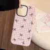 Funda Magnética con Lazo a Cuadros para iPhone16Promax Apple 18 Teléfono Móvil Adecuada para 13 Película 17 Huawei