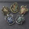 Broche de Harry periférico de animación de juegos de cine y televisión venta al por mayor de fábrica insignia del instituto de magia joyería secundaria