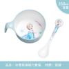Cuenco de melamina para niños, bonito cuenco de arroz con dibujos animados para el hogar, complemento alimenticio, cuenco pequeño con asa, cuchara, vajilla materna e infantil, caja de regalo