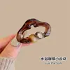 Pinza para Puntos de Acupuntura Auricular, Pinza Ósea Auricular de Medicina Tradicional China, Exquisita y de Alta Gama Pinza para el Cabello de Princesa, Pinza de Garra Pequeña para Flequillo, Pinza Lateral para el Cabello, Pasador