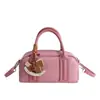 Bolsa de Mão Retro Coreana para Mulheres 2026 Novo Modelo Elegante de Alto Valor Bolsa de Ombro Personalidade Ins' Bolsa Transversal Bowling