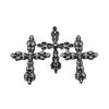 Al por mayor del fabricante Retro 3D Chrome Hearts Hebilla con Remaches de Cruz Accesorios para Bolsos Accesorios de Decoración para Sombrero de Calavera