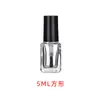 Esmalte de Unha frasco vazio vidro rachado pincel de cola óleo de pintura frasco pequeno vazio frasco de poção de esmalte portátil 5ml