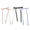 Fita de Cabelo Laço Presilha de Cabelo Fita Azul Presilha Doce para Menina Presilha Dupla para Rabo de Cavalo Bico de Pato Acessório de Cabeça