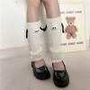Otoño e invierno departamento lindo de la mano tejido conjunto de pantorrilla universidad dibujos animados chica divertido pila estudiante chica caliente calcetines conjunto femenino