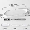 Plato Kaiba de Melamina Rectangular Comercial para Hot Pot Plato para Guarnición Plato para Barbacoa Plato para Barbacoa Imitación Porcelana Plato Largo
