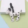 Pingente Dálmata Estilo Coreano Pu Feito à Mão Fofo Desenho Animado Couro Pequeno Pingente Cachorro Pingente de Bolsa Pequeno Presente Atacado