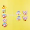 Accesorios de Resina de Dibujos Animados Sanrio Se Pueden Usar para Clips de Zapatos Crocs, Fundas de Teléfono, Gomas para el Cabello con Pegamento de Crema y Decoraciones Hechas a Mano para Bricolaje