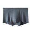 Único enlatado Novo 60 longo grampo de algodão sem costura de cor sólida cueca masculina cintura de algodão respirável juventude