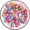 Polvo de oro versión coreana de accesorios de resina de amor de cinco estrellas para niños anillo de niña de bebé horquilla accesorios para cuerda de pelo venta al por mayor