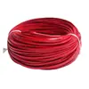 Couro Bovino Camada Superior Tiras Coloridas de Couro Bovino Corda de Couro Genuíno Laqueada Tiras Planas de Couro 5mm Corda para Material de Artesanato DIY Tecida à Mão